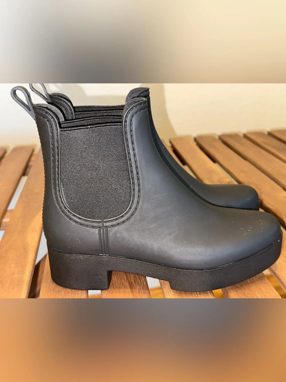 Jeffrey Campbell Cloudy Waterproof Chelsea Rain Boot  Women Size 8.0